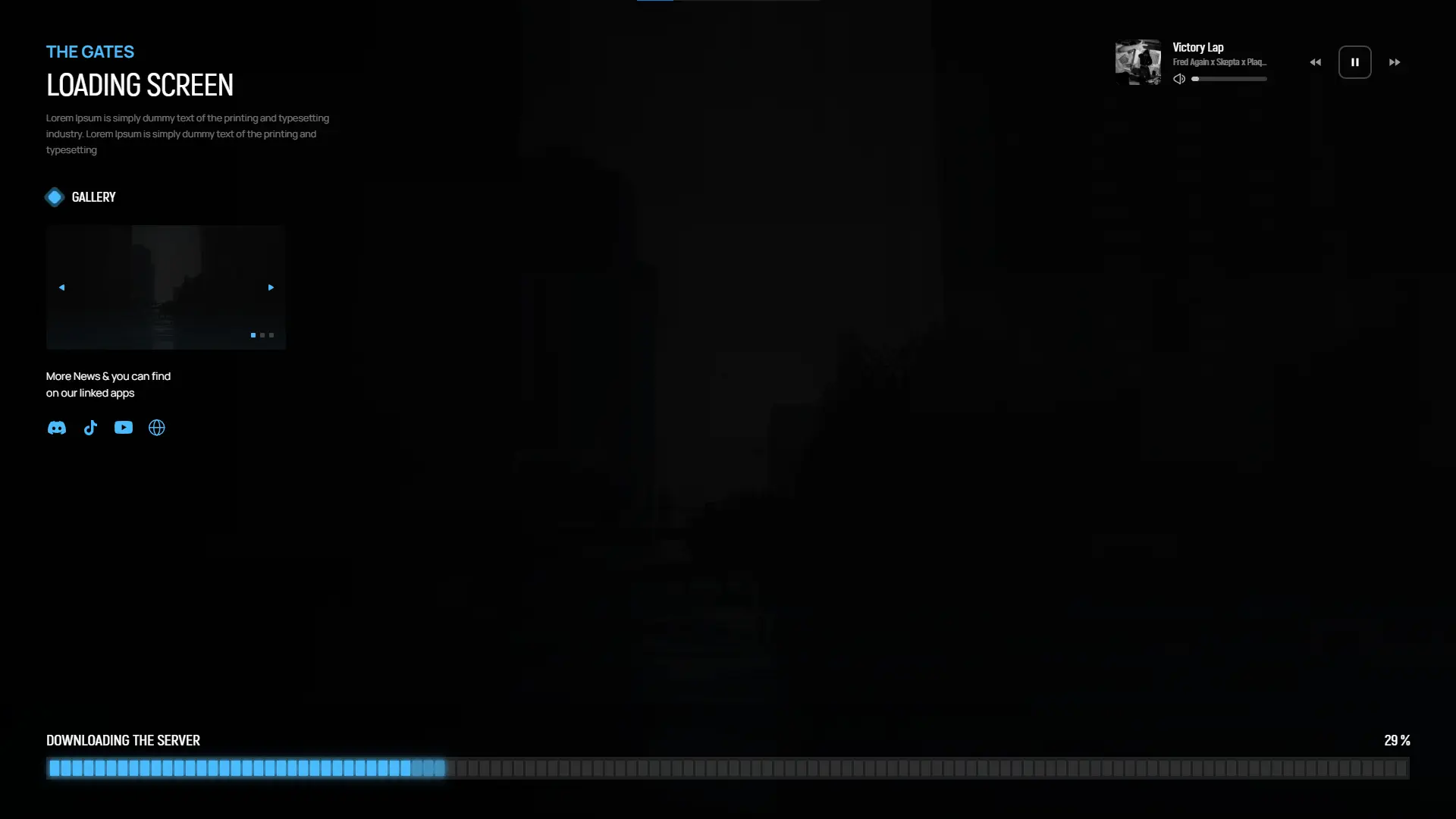 The Gates Loading Screen